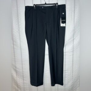 NEW Lauren Ralph Lauren Mens 38x30 Black Ultraflex Performance Wool Dress Pants